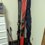 スキー置き場 ゲスト4本の板を部屋における様にしてあります。